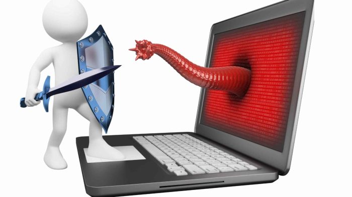 Antivirus software with firewall included